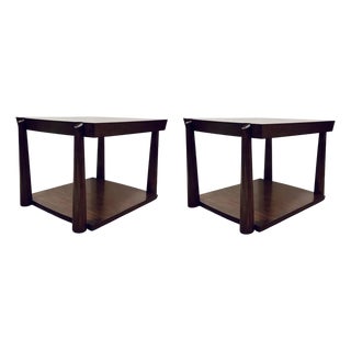 Paul Aubriot for Henredon Mid-Century Modern Style Lasfonts Cocktail Tables Pair For Sale