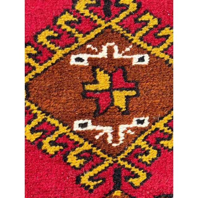 Small Vintage Turkish Rug, 1970s For Sale - Image 10 of 12