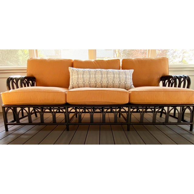 Lane Venture Outdoor Sofa and Chair set features a distinctive gothic arch detail along base and arms. Crafted in premium...