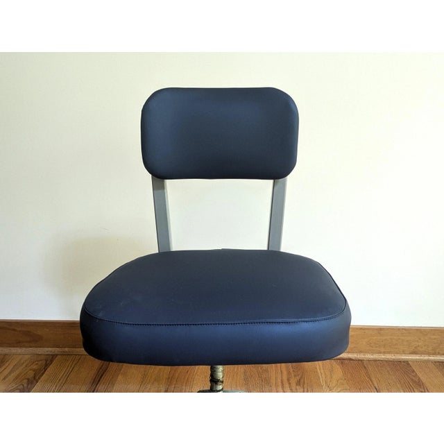 Mid-Century Custom Tanker Desk Chair - By Cole Steel For Sale - Image 9 of 11