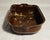 Industrial Vintage Enamelware Shallow Dish With Single Handle and Spout Small Feet at Bottom For Sale - Image 3 of 8