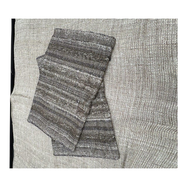 Rh Restoration Hardware Ria Stripe Pillow Covers Set of 2 | 13" X 21" Lumbar | Burnt Caramel For Sale