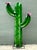 Vintage Torched Metal Cut Cactus For Sale - Image 4 of 12