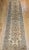 Art Deco Vintage Persian Kerman Runner, Handwoven Allover Floral Pattern, Ivory & Blue, 3’ X 12’ For Sale - Image 3 of 10