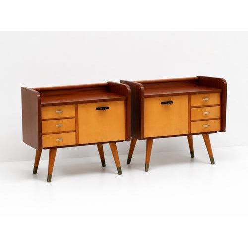 Nightstands in Teak, Set of 2 For Sale - Image 5 of 9