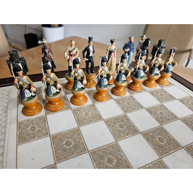 Raj Collectible Chess Sets from Franklin Mint Porcelain, 1970s, Set of 33 For Sale - Image 15 of 18