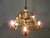 Hollywood Regency Floral Chandelier, 1970s For Sale - Image 12 of 15