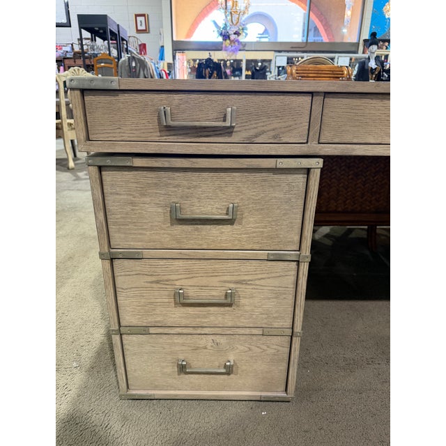 Restoration Hardware "Cayden" Campaign Style Desk For Sale In Las Vegas - Image 6 of 6