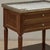 Mid 20th Century French Louis XVI Mahogany Carrara Marble Top End Table For Sale - Image 5 of 10
