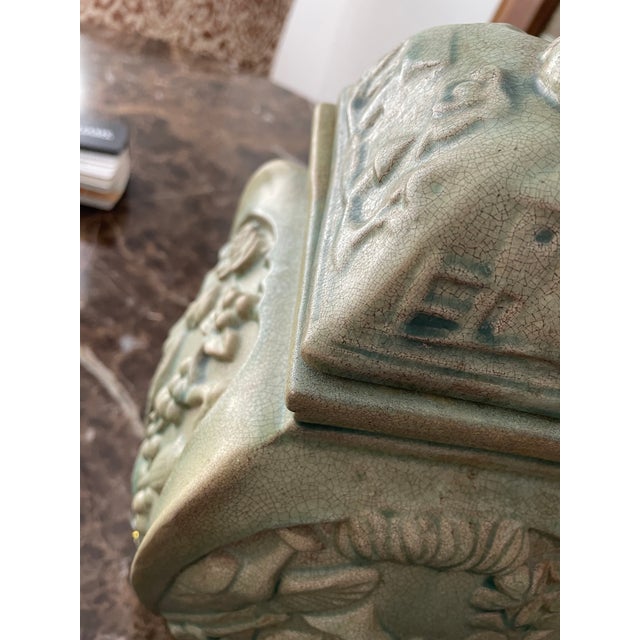 1980s Vintage 1980s Chinese Vase With Lid For Sale - Image 5 of 9