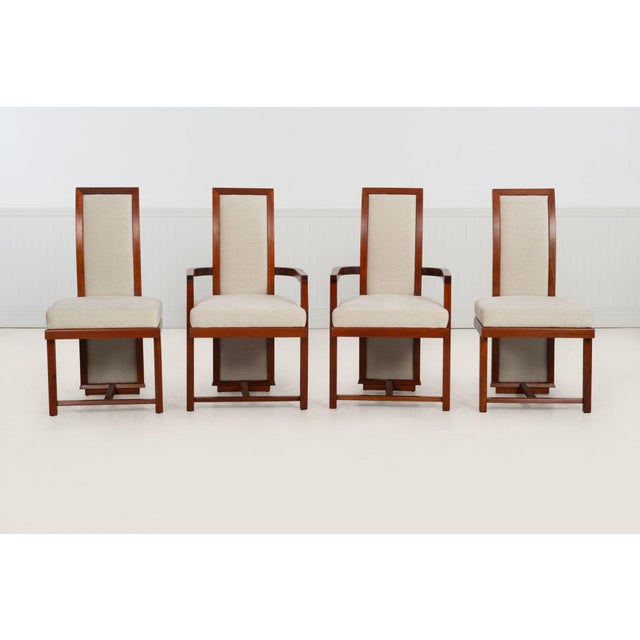 1950s Frank Lloyd Wright for Henredon Set of Twelve Taliesin Dining Chairs For Sale - Image 16 of 18
