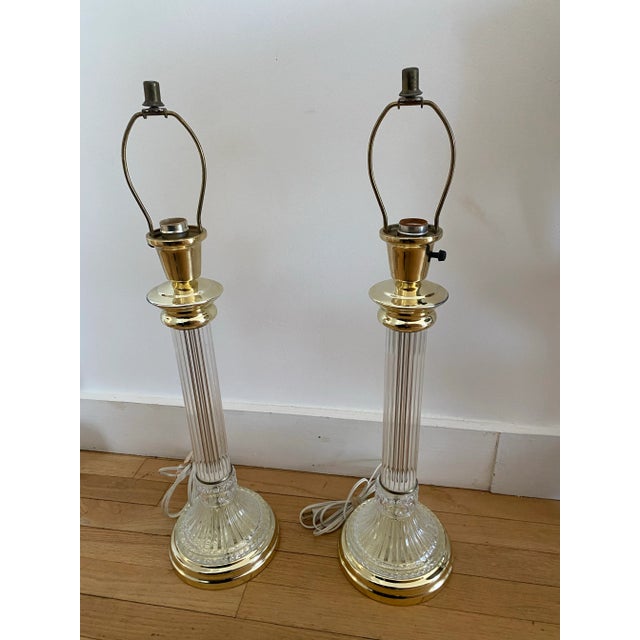 Pair of Vintage Hollywood Regency Style Table Lamps For Sale In Boston - Image 6 of 8