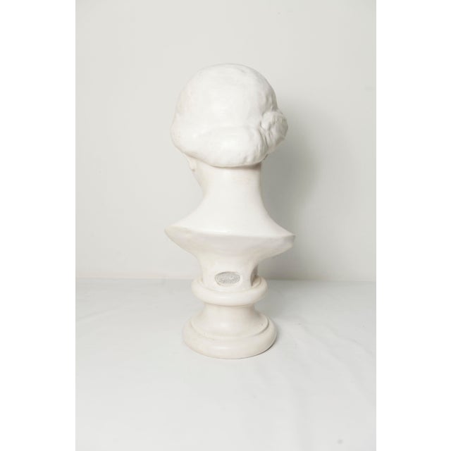 Marble Bust of a Woman, 1800s For Sale - Image 12 of 17
