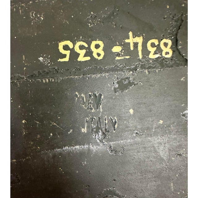 Vintage Italian Tole Flowers Pink Lily / Lilies Floral Arrangement For Sale - Image 9 of 10