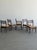 Minimal Mid Century Oak Dining Chairs - Set of 5 For Sale - Image 9 of 12