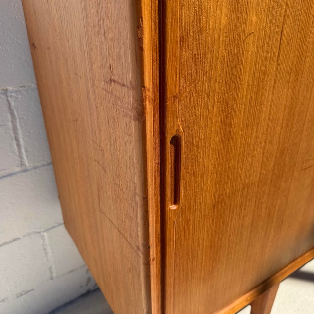 1960s Danish Modern Teak Highboard by Omann Jun Møbelfabrik, Attributed For Sale - Image 11 of 12