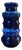 Tall Blue Ceramic Vase, West Germany, 1970s For Sale