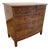 Mid 20th Century Scandinavian Bow Front Walnut Chest of Drawers For Sale