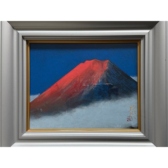 Nobuyuki Shimizu born in 1950 known for vibrant and serene Japanese landscape, in particular Mount Fuji or AKA Fuji. The...