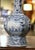 19th Century French Blue and White Delft Faience Vase With Windmill Scenes For Sale - Image 9 of 13