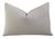 2020s French Gold and Cream Appliqué Stripe Wool & Linen Feather/Down Pillow For Sale - Image 5 of 6