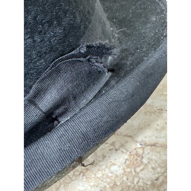 1930s Sinclair & Co Black Top Hat For Sale - Image 5 of 8