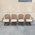 Vintage Hollywood Regency Bentwood Rattan Bamboo Swivel Chair Dining Set - 5 PCS For Sale - Image 4 of 18