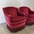 Vintage French Club Chairs in Red Velvet with Fringe Skirts, 1960s, Set of 2 For Sale - Image 10 of 14