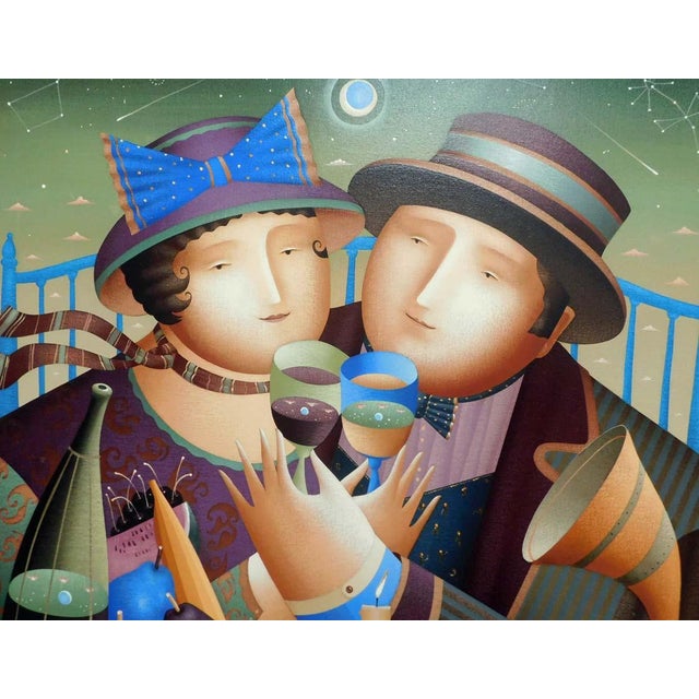 Anton Arkhipov "Starlight Romance" Hand Signed Artist's Custom Framed Art #2/49 For Sale - Image 4 of 10