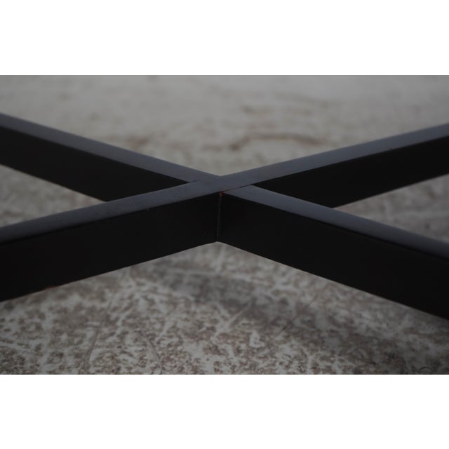 Vintage Regency Style Rolled Arm Window Bench For Sale - Image 14 of 15