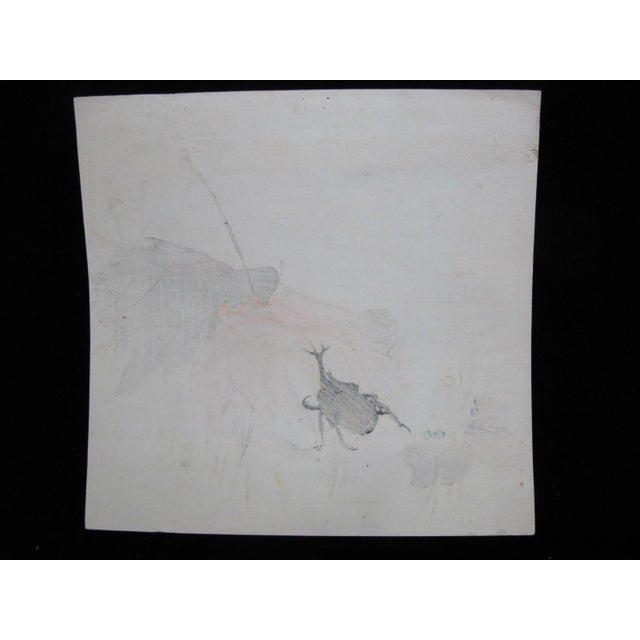 Kogyo Terazaki Japanese Meiji Woodblock Print Insects & Autumn Leaves For Sale In Portland, OR - Image 6 of 6