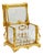French Liqueur Cabinet in Gilt Bronze and Crystal, 1800s For Sale