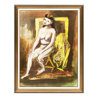 Mid 20th Century Poised, Aaron Bohrod For Sale