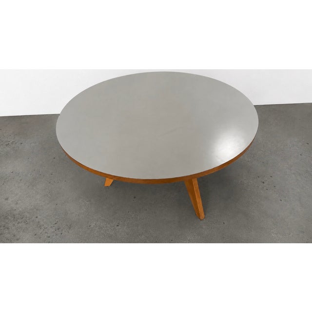 Pedestal Table by Jean Prouvé for Vitra, 2002 For Sale - Image 9 of 9