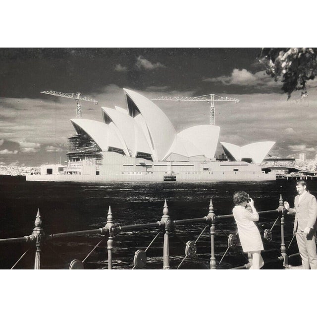 Paper Original Kerry Dundas "sydney Opera House Under Construction" Australia Photo For Sale - Image 7 of 12