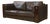Minimalist Sofa in Leather and Macassar Ebony, 1980s For Sale