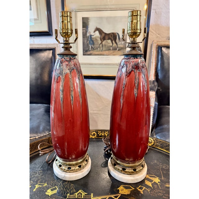 Pair of Pierre Adrien Dalpayrat Vases as Lamps For Sale - Image 10 of 10
