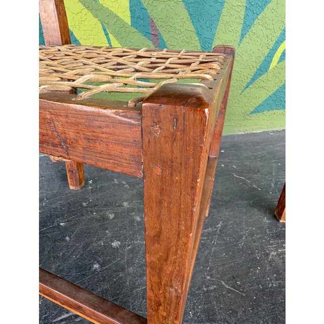 South African Dutch Cape Riempie Chair Pair For Sale - Image 11 of 14