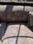 Traditional Duncan Phyfe Style Carved Sofa With Claw Feet and Rose Floral Damask For Sale - Image 3 of 6