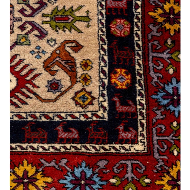 Persian Kazak Runner, 11' 6" X 2' 8" For Sale In New York - Image 6 of 10