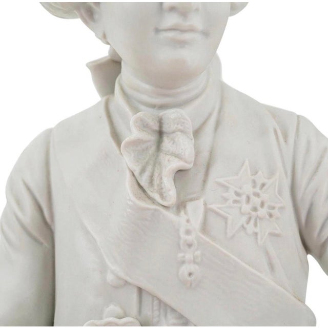 Ceramic Early 20th Century Pair of KPM Porcelain Busts of King and Queen Signed P. Frank For Sale - Image 7 of 9