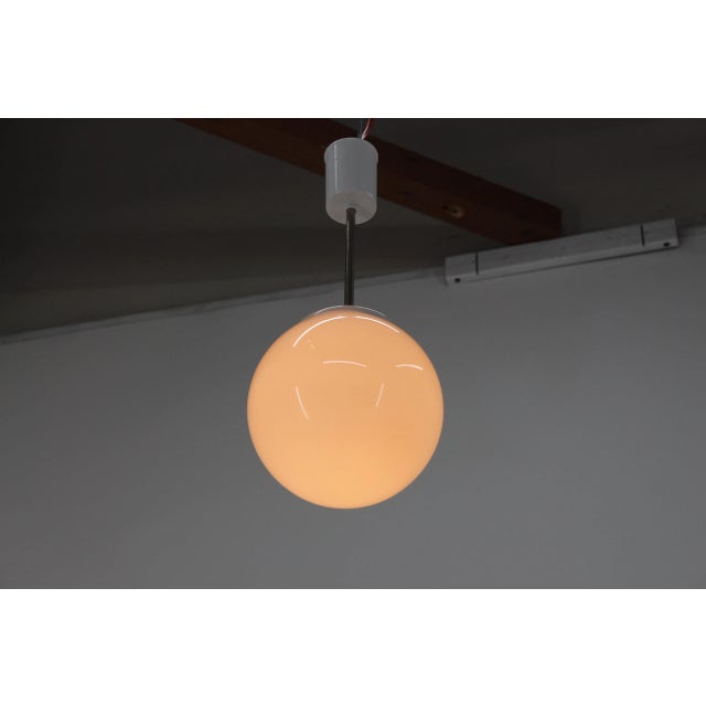 Small Mid-Century Chandelier, 1970s For Sale - Image 4 of 7