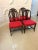 Victorian Carved Mahogany Dining Chairs, 1880s, Set of 4 For Sale - Image 3 of 12