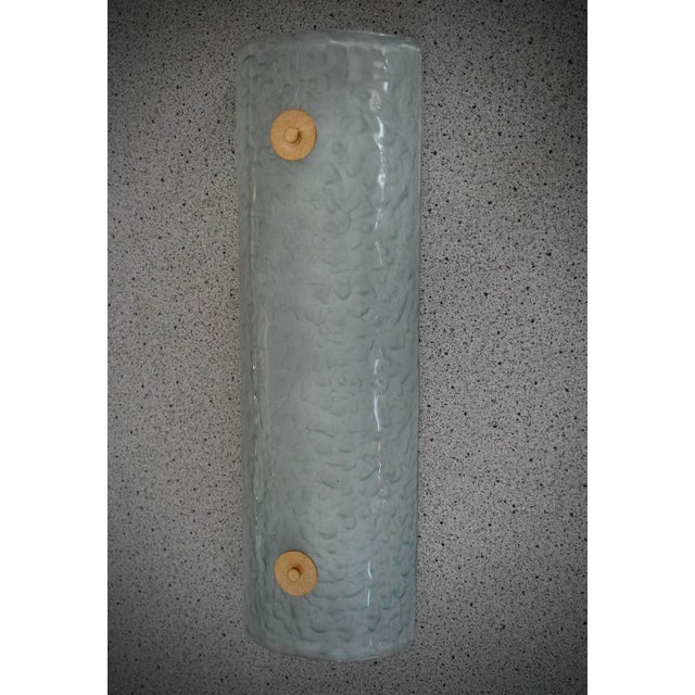 Aqua Green Murano Glass and Brass Wall Sconce, 2000 For Sale - Image 9 of 10