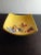 1950s Embossed Butterfly Curved Yellow Ceramic Plate For Sale In Dallas - Image 6 of 10