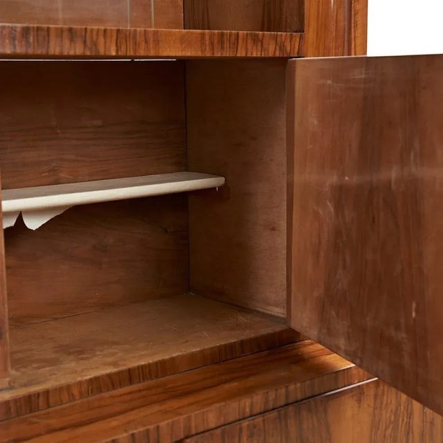 Vintage Art Deco Showcase Cabinet For Sale - Image 3 of 11