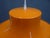 Metal Large Orange Space Age Ceiling Lamp from Erco, 1970s For Sale - Image 7 of 11