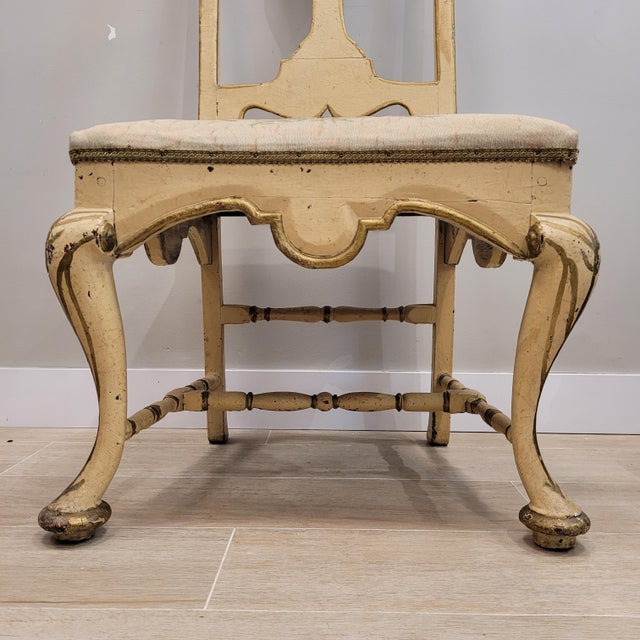 19th Century Baroque Chair Heraldic Emblem, Spain For Sale - Image 11 of 18