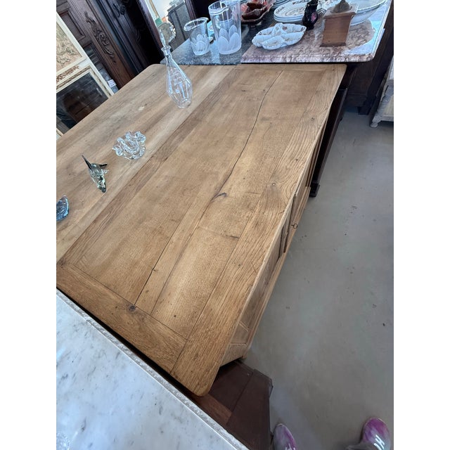 19th Century 19th Century French Louis Philippe Solid Walnut Bleached Sideboard / Buffet. For Sale - Image 5 of 10