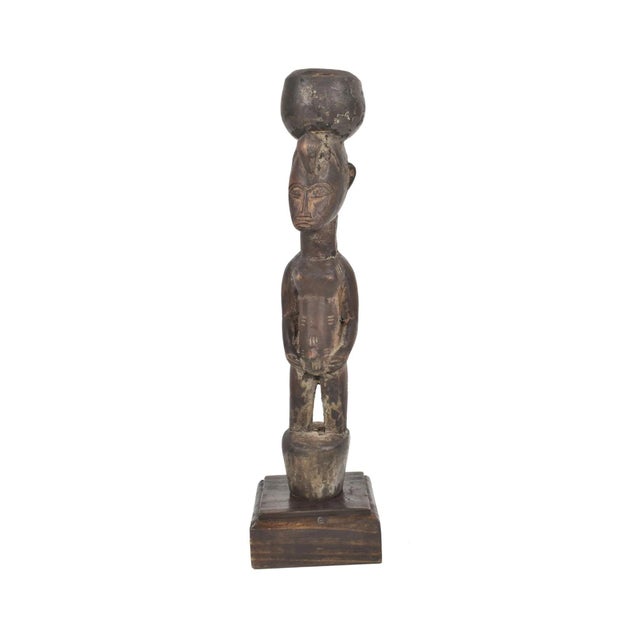 African Early 20th Century Senufo Rhythm Pounder Figure Côte d'Ivoire For Sale - Image 3 of 8